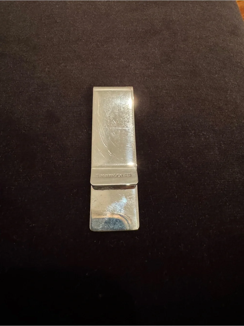 Vintage Luxury Tiffany & Co Sterling Silver 1837 Money Clip